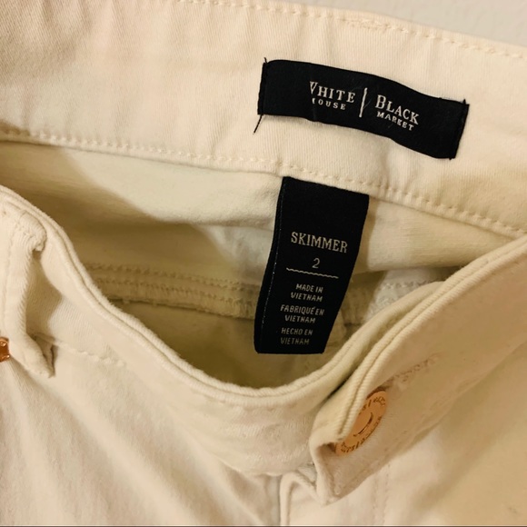 White House Black Market Skimmer Jeans Sz 2 - Picture 4 of 16